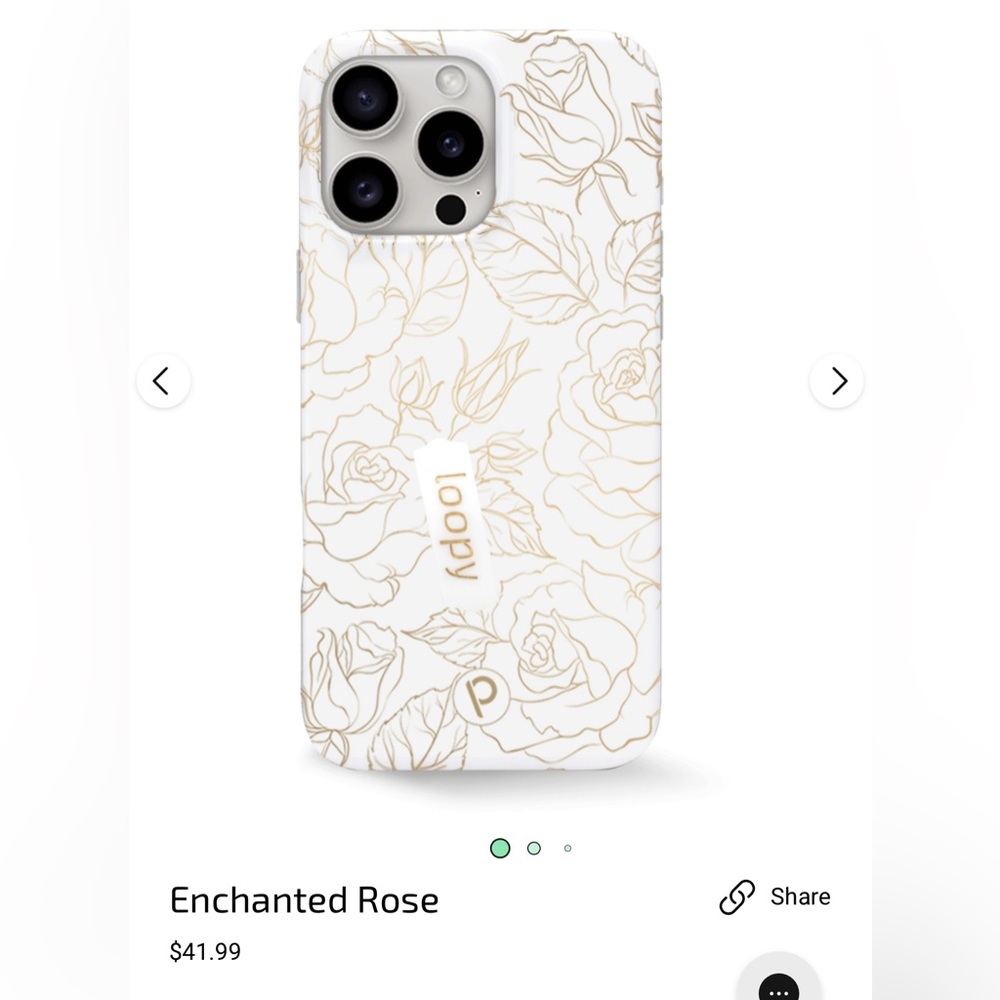Loopy Case Enchanted Rose iPhone 13 Pro Case